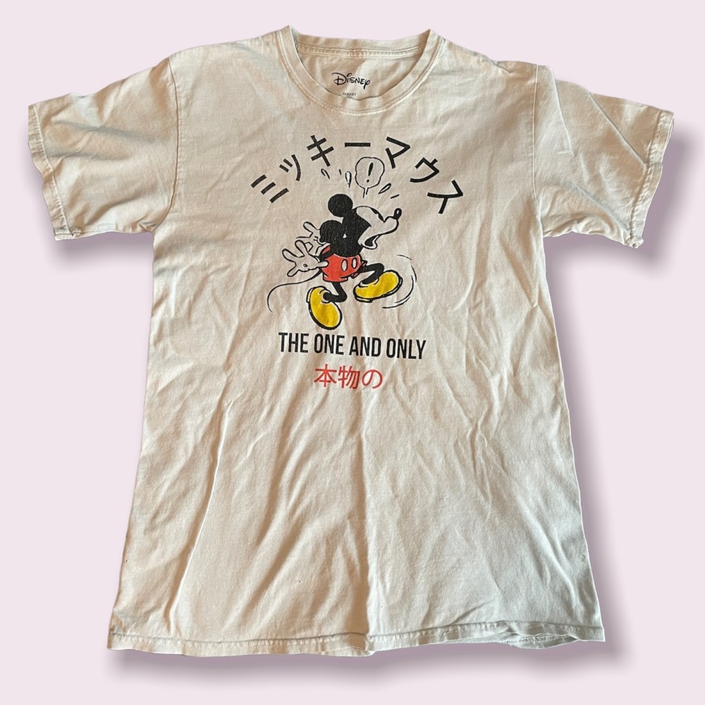 Mickey Mouse Japanese Text Tee